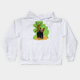 Little cute bear Kids Hoodie